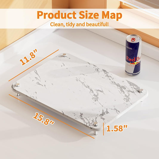 Dish Drying Mat with Metal Rack