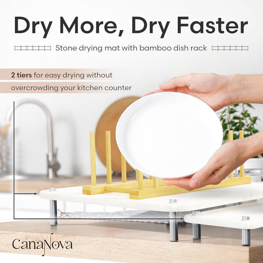 Earth Stone Dish Drying Mat