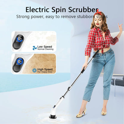 Electric Spin Scrubber with LED Display