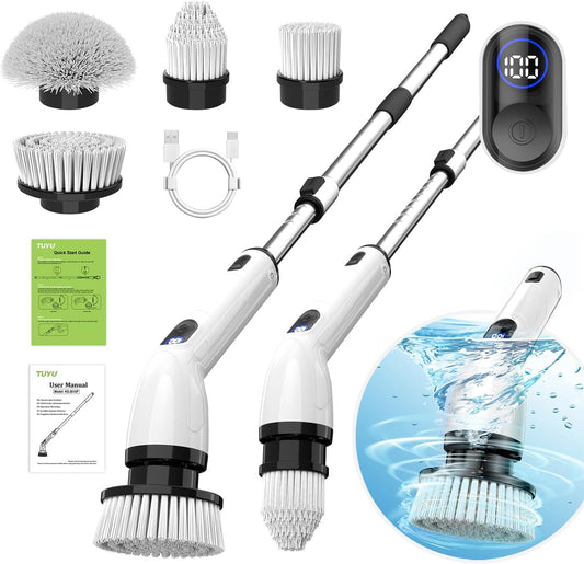 Electric Spin Scrubber with LED Display