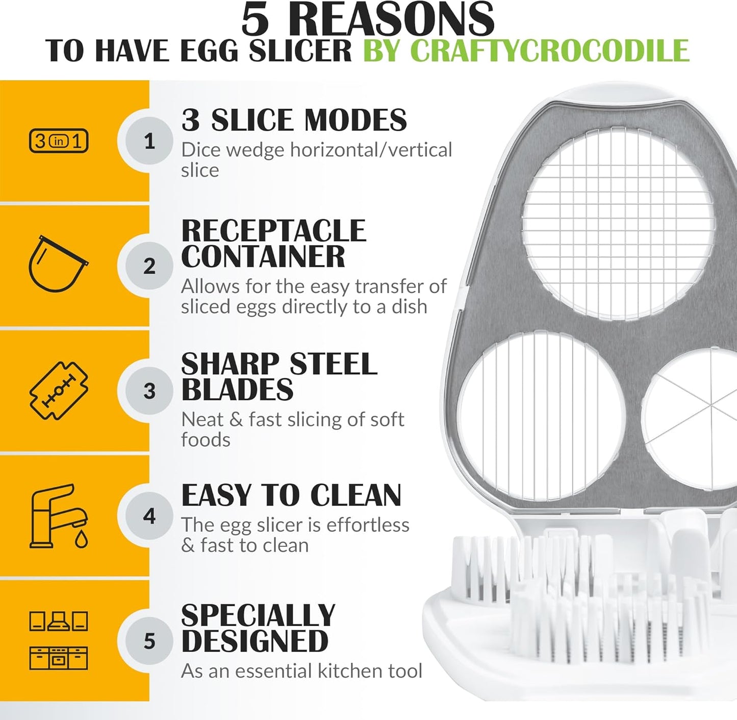 3-in-1 Stainless Steel Slicer